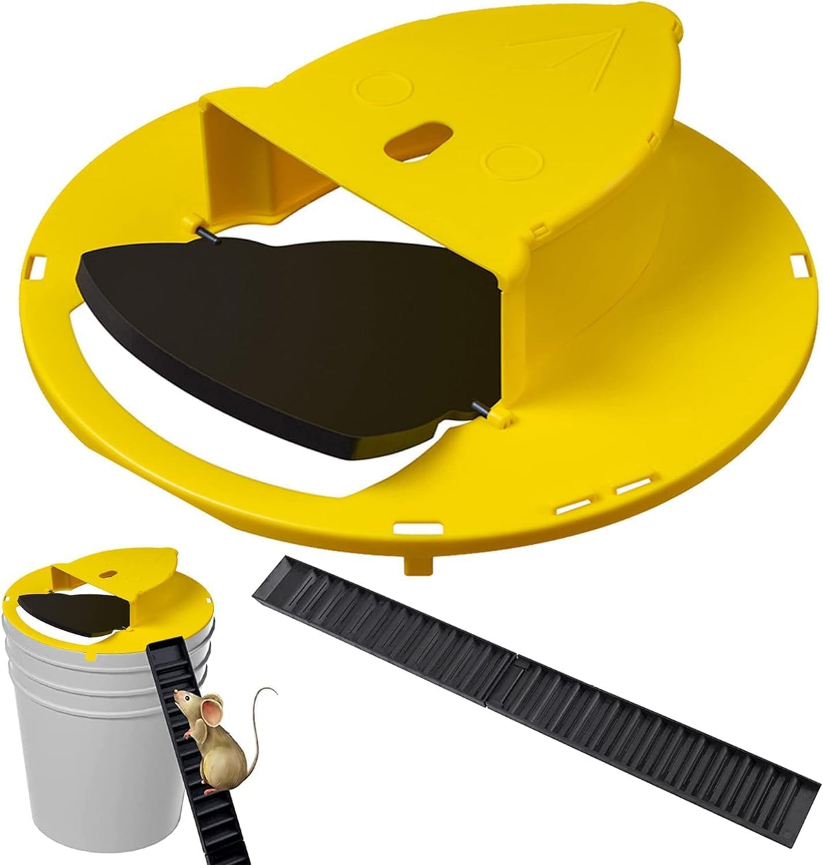 Mice Mouse Trap Bucket Flip Lid,Mouse Trap Bucket Indoor Outdoor,Human