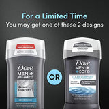 Dove Men+Care Deodorant Stick for Men Clean Comfort Aluminum Free 72-Hour Odor Protection Mens Deodorant with 1/4 Moisturizing Cream 3 oz
