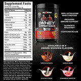 Six Star Whey Protein Powder + Immune Support Whey Protein Plus | Whey Protein Isolate & Peptides + Muscle Builder | Lean Protein Powder for Muscle Gain & Recovery | Chocolate, 2 lbs