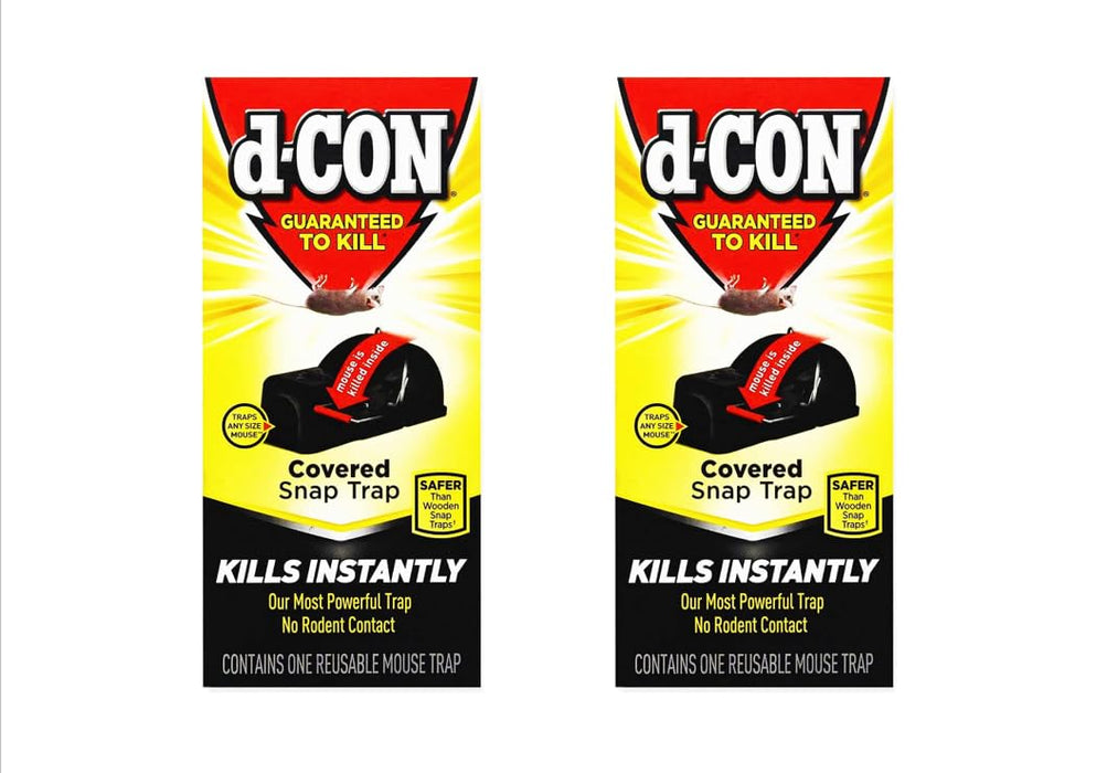 d-Con Covered Snap Mouse Trap 1 ea ( Pack of 2)