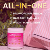 RSP NUTRITION AminoLean Pre Workout x Alix Earle Berry Alixir, Clean Energy with No Jitters, Tingles or Crash, Vegan Friendly with Added Biotin for Hair, Skin, Nails, 30 Servings