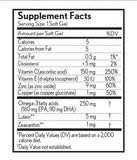 Adult 50+ Eye Vitamin & Mineral，with Lutein, Zeaxanthin, Omega-3, zinc, Copper, Vitamin C and Vitamin E. 150 Softgels (1 Pack)