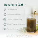Isagenix XM+ - Moringa-Based Energy Boost Powder with Naturally Sourced Caffeine - Convenient Individual Serving Packets - 32 Servings - Fruit Flavor