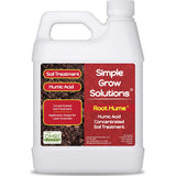 Simple Lawn Solutions Root Hume- Simple Grow Solutions - Concentrated Humic Acid - Liquid Carbon - Simple Grow Solutions- Natural Lawn & Garden Treatment - Plant Food Enhancer- Turf Grass Soil Conditioner (32 Ounce)