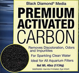 MarineLand Diamond Media Premium Activated Carbon, Blacks & Grays, 40-Ounce (PA0373)