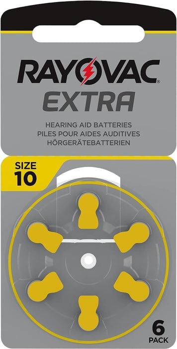 Rayovac Extra Advanced Size 10 Hearing Aid Battery (Pack 60 PCS)