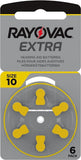 Rayovac Extra Advanced Size 10 Hearing Aid Battery (Pack 60 PCS)