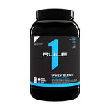 Rule 1 R1 Whey Blend, Vanilla Ice Cream - 1.96 lbs Powder - 24g Whey Concentrates, Isolates & Hydrolysates with Naturally Occurring EAAs & BCAAs - 27 Servings