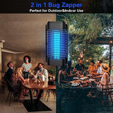 AURCAN Updated Bug Zapper Outdoor Indoor, Fly Zapper Outdoor Indoor, 4200V Waterproof Electric Mosquito Trap Outdoor, Mosquito Killer,Insect Fly Trap for Home Backyard Patio Garden