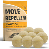 Pufado Mole Repellent, Gopher Repellent Outdoor, Vole Repellent, Mole Deterrent for Yard, Mole Repellant for Lawn, Mole Control, Keep Mole and Vole Out of Your Garden, Safe Around Pet & Plant-8 Packs