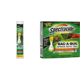 Spectracide Bag-A-Bug Kwik Stand (1 Pack) and Japanese Beetle Trap (Dual Lure System)