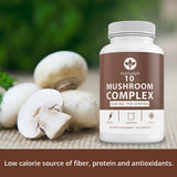 Nutriumph Mushroom Supplement 2500mg - 90 Capsules - 10 Mushroom Master Blend - Lions Mane Reishi Cordyceps Chaga Maitake, Shitake Turkey Tail Mushrooms Supplements Mushroom Complex Capsules