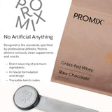 ProMix Nutrition Whey Protein Powder, Raw Chocolate - 5lb Bulk - Grass-Fed & 100% All Natural - Gluten-Free & Keto-Friendly