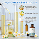EVOKE OCCU Chamomile Essential Oil 4 Oz, Pure Chamomile Oil for Skin Hair Diffuser Candle Soap Making- 4 FL Oz