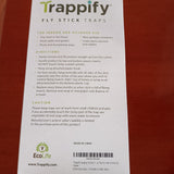 Trappify Hanging Fly Traps Outdoor: Fruit Fly Traps for Indoors | Fly Catcher, Gnat, Mosquito, & Flying Insect Catchers for Inside Home - Disposable Sticky Fly Trap for Indoor House Pest Control