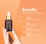 Sesderma | C-Vit Liposomal Serum | Hydrated and Radiant Skin | Antioxidant Serum | First Signs of Ageing | Pigmentation | Vitamin C Serum for Face | Professional Skincare, 1 Fl Oz