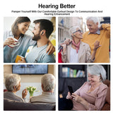 Hearing aids,Rechargeable Hearing Aids for Seniors Rechargeable with Noise Cancelling Nano Hearing Amplifier For Adults Earbuds Severe Hearing Loss Hearing Amplifier