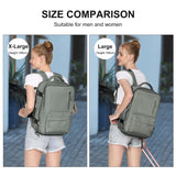 Large Travel Backpack Women, Carry On Backpack,Hiking Backpack Waterproof Outdoor Sports Rucksack Casual Daypack with USB Charging Port Shoes Compartment, Dark Green