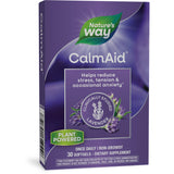 Nature's Way CalmAid Softgels with Silexan Lavender Oil, Helps Reduce Tension and Stress*, Non Drowsy, 30 Softgels