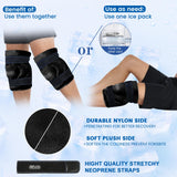 REVIX 20" XXXL Large Gel Ice Pack for Knee, Knee Ice Pack Wrap Around Entire Knee After Surgery, Pain Relief for Swelling, ACL, Knee Replacement Surgery, and Meniscus Injuries, Arthritis, 2 Packs