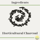 Horticultural Charcoal for Indoor Plants (12 Quarts), Hardwood Soil Additive for Orchids, Terrariums, and Gardening