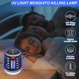 3 in 1 Indoor Bug Zapper Outdoor Mosquito Zapper, USB Rechargeable Mosquito Killer Portable Waterproof, LED Lantern Fly Zapper Camp Light SOS Emergency Light for Home, Backyard, Camping Patio (2 Pack)