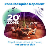 Thermacell E-Series Rechargeable Mosquito Repeller with 20' Mosquito Protection Zone; Charcoal; Up To 9-Hr Battery Life; Includes 12-Hr Repellent Refill; Bug Spray Alternative Alternative; Scent Free