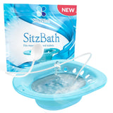 Sitz Bath for Postpartum Care, Postpartum Essentials, Post partum Recovery, Sitz Bath for Toilet Seat, Sitz Bath for Hemorrhoids, hemorrhoid Shrinking Treatment, (Blue)