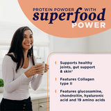 Ancient Nutrition Protein Powder Made from Real Bone Broth, Turmeric, 20g Protein Per Serving, 20 Serving Tub, Gluten Free Hydrolyzed Collagen Peptides Supplement
