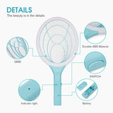 mafiti Electric Fly Swatter Fly Killer Bug Zapper Racket for Indoor and Outdoor 2AA Batteries not Included