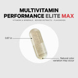 Codeage Multivitamin Performance Elite Max - Essential Vitamins for Athletes - Resveratrol, Citrus Bioflavonoids, Bovine Liver, Heart, Marrow, Wild Blueberry, Muscadine Grape, Pantethine - 90 Capsules