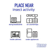 Terro T360SR Ant & Roach Baits-2 Pack, Tan