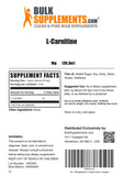 BULKSUPPLEMENTS.COM L-Carnitine Powder - Carnitine Supplement, L Carnitine 1000mg, Carnitine Powder - Amino Acids Supplement, Energy Support - Gluten Free, 1g per Serving, 1kg (2.2 lbs)