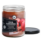 Cinnamon Apple Pie Odor Eliminating Highly Fragranced Candle - Eliminates 95% of Pet, Smoke, Food, and Other Smells Quickly - Up to 80 Hour Burn time - 12 Ounce Premium Soy Blend