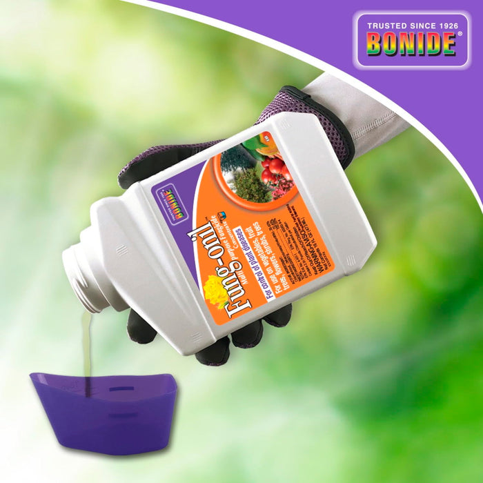 Bonide Fung-onil Multi-Purpose Fungicide, 16 oz Concentrate for Plant Disease Control, Controls Blight, Mildew & More