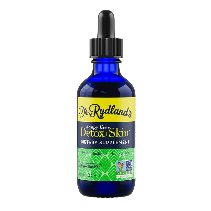 Dr. Rydland's Herbal Supplement | Created by KidsWellness | Detox & Skin | Relieves Eczema, Rosacea, Acne and Viral Skin Rashes | 2 Ounce Bottle