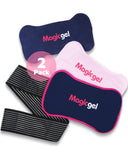 Magic Gel Ice Packs for Sports Injuries with Adjustable Wrap-Around Strap | Flexible Ice Pack Set for Muscle Pain, Sciatica Relief & More | Reusable Cold Compress Kit with Hot and Cold Packs