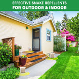 Pufado Snake Repellent for Yard Powerful, Outdoor Snake Away Repellent, Snakes Repellents for Outdoor Pet Safe, Yard Snake Out Repellant Effectively, Snake Repellant Outdoor and Home-8 Pouches