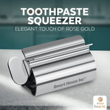 Toothpaste Squeezer Tube Roller Stainless Steel Tube Squeezer Rollers, Saves Toothpaste, Creams, Puts an end to Waste - Simple and Practical (Silver)