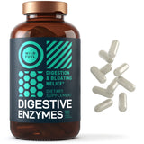 Digestive Enzymes with Probiotics and Prebiotics - Gut Health, Digestion IBS Supplement with Artichoke Ginger Turmeric – Vegan Probiotic Enzymes Digestive Health and Bloating Relief - 180 Caps