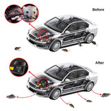 Loraffe 2 Pack Under Hood Animal Repeller Car Rat Repeller Rodent Repellent Ultrasonic Mouse Deterrent for 12V 24V Vehicle Automobile Get Rid of Mice in Car Engine with Ultrasound and LED Flashlights