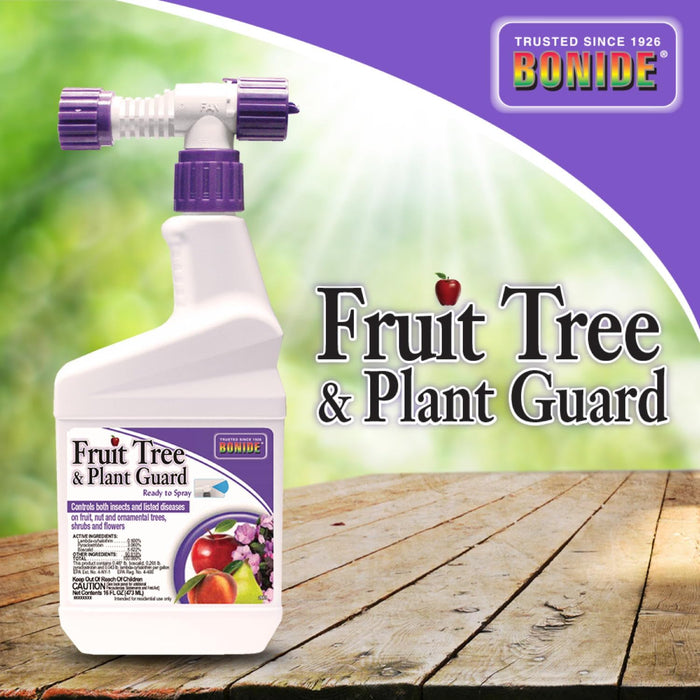 Bonide Fruit Tree & Plant Guard, 16 oz Ready-to-Spray Insect & Disease Control for Trees, Shrubs and Flowers