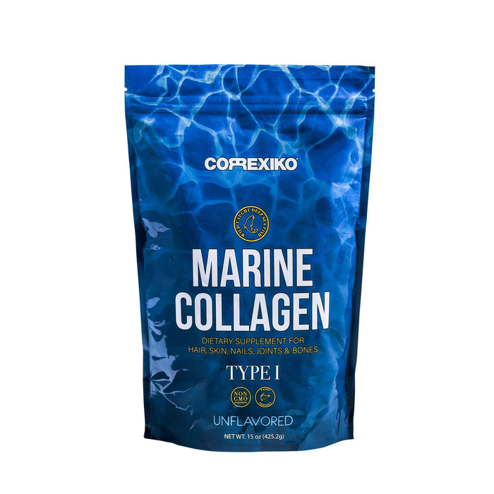 Hydrolyzed Marine Collagen Peptides Powder.Canadian Wild-Caught Fish Skin(Not Scales)- Colageno Hidrolizado en Polvo- Vital Protein Supplement for Skin, Hair, Joints and Digestion- Marine Powder(15oz)