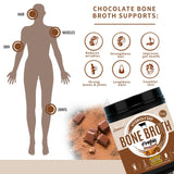 Zammex Bone Broth Protein Powder, Pure Grass Fed Beef, Chocolate Protein Powder,Hydrolyzed Collagen Supplement for Healthy Skin,Nails,Hair,Joints, Non-GMO,Gluten Free, Great in Shakes