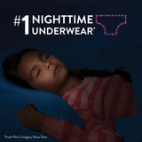 Goodnites Girls' Nighttime Bedwetting Underwear, Size Extra Small (28-43 lbs), 44 Ct (2 Packs of 22), Packaging May Vary