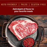 Wagyu Republic Beef Tallow ⎸ Grass Fed Wagyu Beef Tallow, Great for Cooking Steak or as Tallow Balm ⎸ Keto, Gluten Free Protein Snacks for Adults, Perfect for Whole 30 or Carnivore Diet ⎸ 28oz Jar