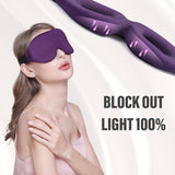 YIVIEW Sleep Mask for Side Sleeper, 100% Light Blocking 3D Sleeping Eye Mask, Soft Breathable Eye Cover for Women Men, Relaxing Zero Pressure Night Blindfold