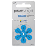 60 Powerone Hearing Aid Batteries No Mercury Size-675, 4 Pack (Batteries)