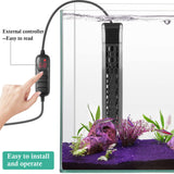 HITOP 200W Aquarium PTC Heater with Controller: Digital Heater for Fish Tank and Turtle Tank 25-60Gallon, Sturdy Heater with Removable Protective Cover