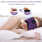 Sleep Mask with Bluetooth Headphones,LC-dolida Sleep Headphones Bluetooth Sleep Mask 3D Sleeping Headphones for Side Sleepers Best Gift and Travel Essential (Classical Purple)